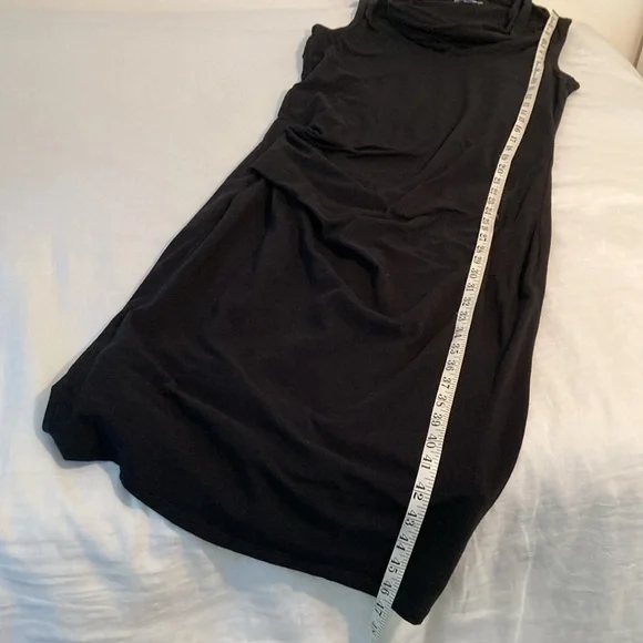 James Perse cowl sleeveless cinched maxi dress 4 black - Picture 13 of 16